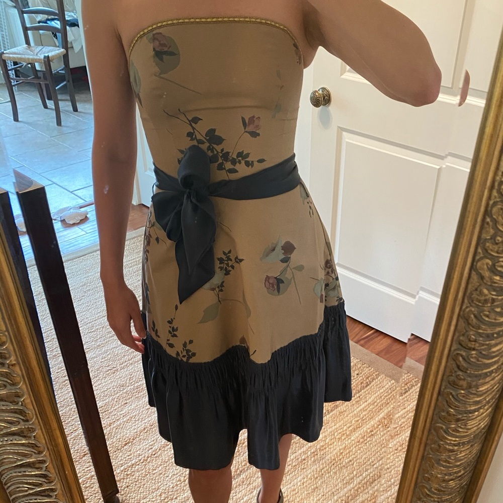 Sundress with silk detail